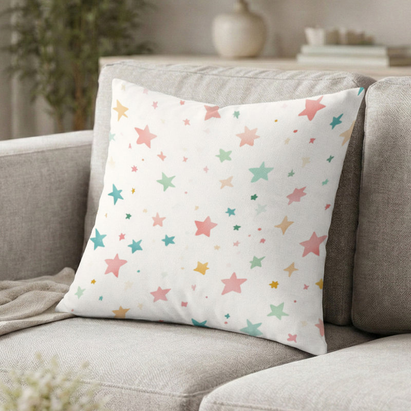 Coussin Starburst, H 18 po x l 18 po