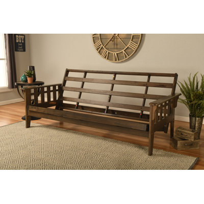 Base de futon large de 81 po Stratford, matelas non inclus