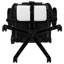 Fauteuil de jeu d'ordinateur ergonomique LeatherSoft avec dossier entièrement inclinable et repose-pieds coulissant-95498503