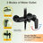 10 Inch Exposed Pipe Tub Shower System With Hand Shower Single Handle Wall Mounted Shower Faucet Set Brass Shower Trim Kit With Slide Bar-128782735