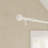 Adjustable Single Curtain Rod and Coordinating Finial Set-1403840922