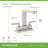 Duro 4 in. Centerset Two-Handle Bathroom Faucet with Push Pop Drain-91267921
