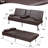 Modern Convertible Futon, Adjustable Folding Sofa Bed-542931735