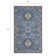 Greer Hand Tufted Wool Floral/Oriental Area Rug in Denim/Brown/Cream/Tan/Teal