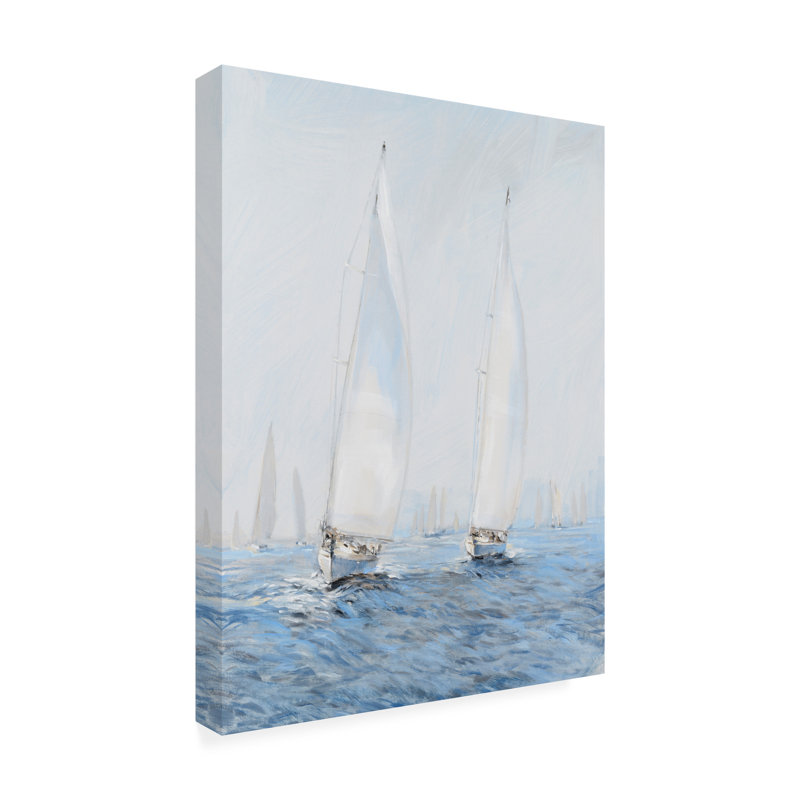 Art sur toile Tim O'Toole «Sailing Upwind II», H 24 po x l 18 po x P 2 po
