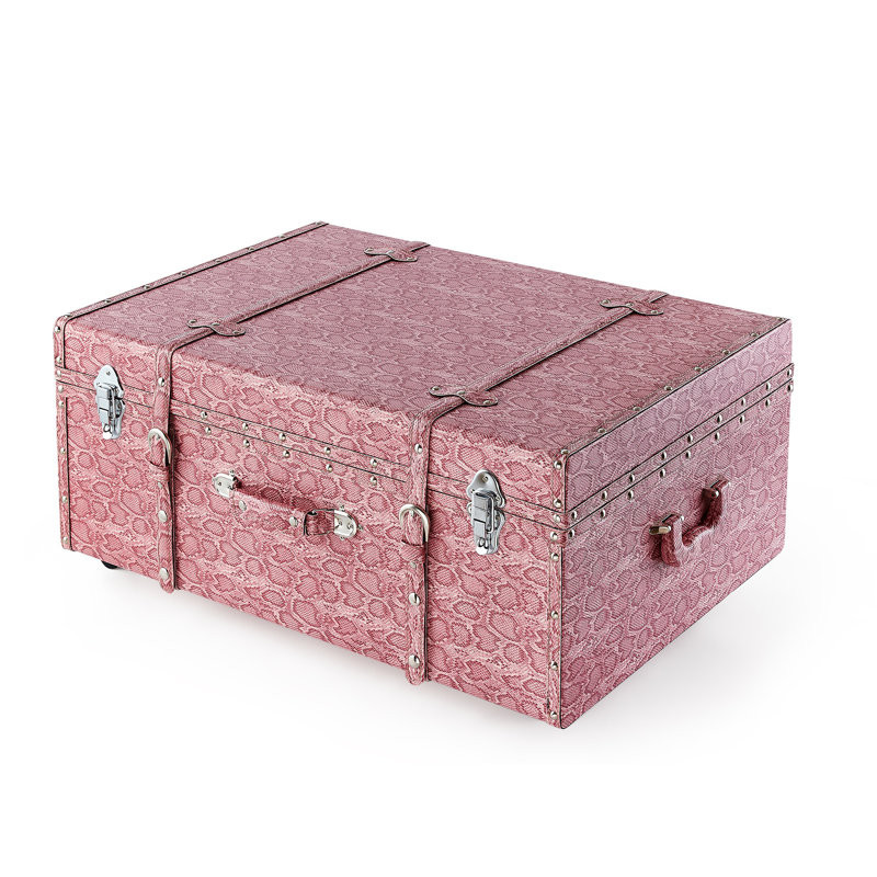 Texture Brand Trunk - Pink Snakeskin