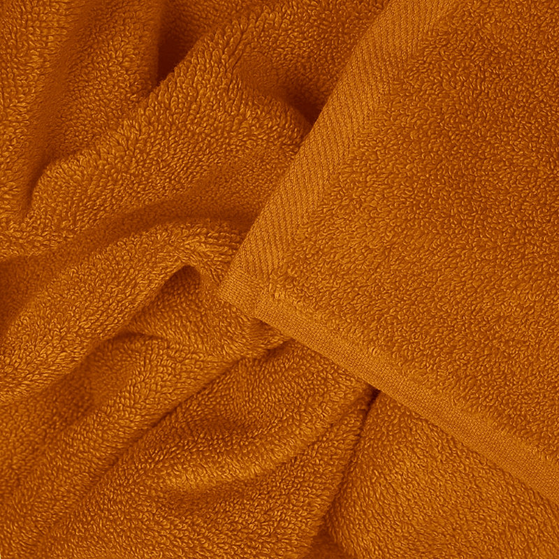 Luxury Egyptian-Quality Cotton Hand Towel Set, Caramel