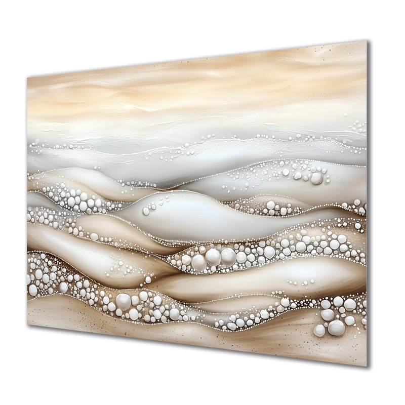 «Shifting Tides In Panama III», art mural en métal sur plage, impression nautique, H 12 po x l 20 po x P 0,84 po