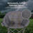 Outdoor Folding Camping Chair With Cup Holder,1 Piece Gray-2118262558