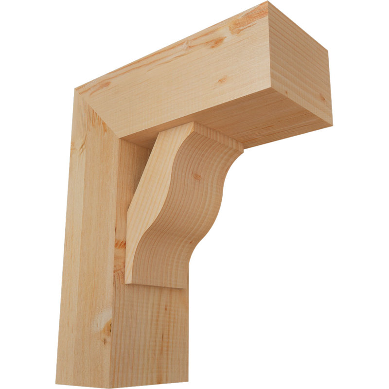 Support Funston Block avec support décalé, 22 X 18, Sapin Douglas de l 7 1/2 (lisse)