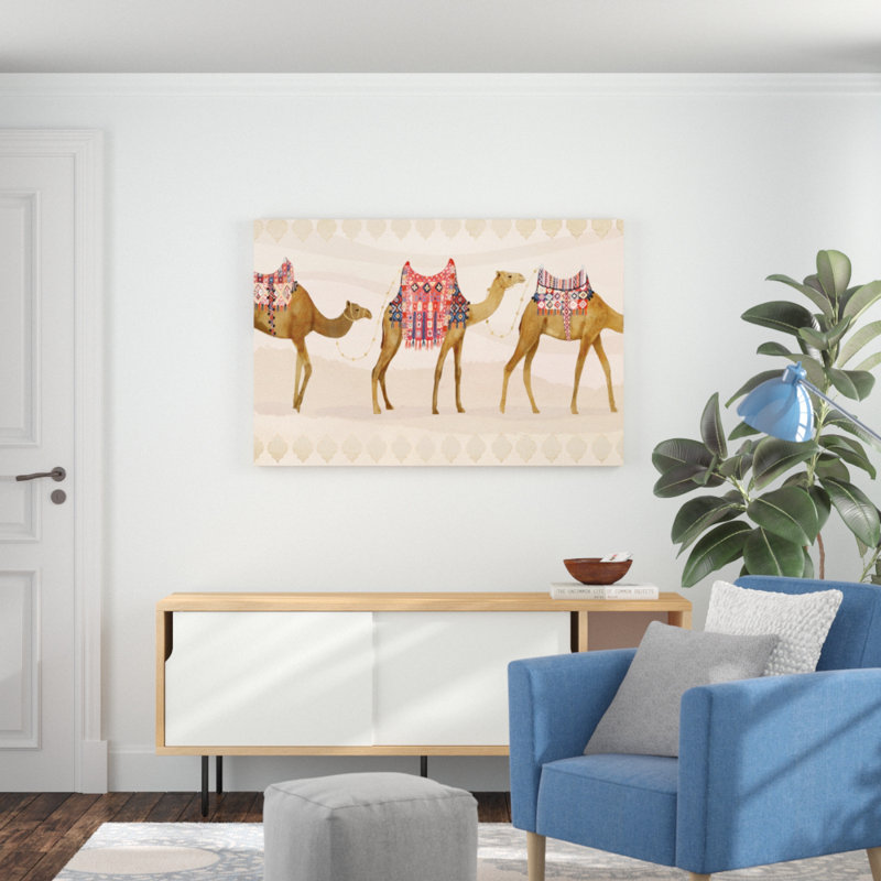 Meet Me In Marrakech D by Victoria Borges - Painting on Canvas, 81cm H x 122cm W, Wrapped Canvas