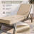 2-Piece Outdoor Chaise Lounge Chair Cushion, 80"X26"X4"-2621443