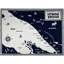 North Shore Map Cotton Throw