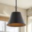 Luminaire suspendu 1 lumière à abat-jour Empire