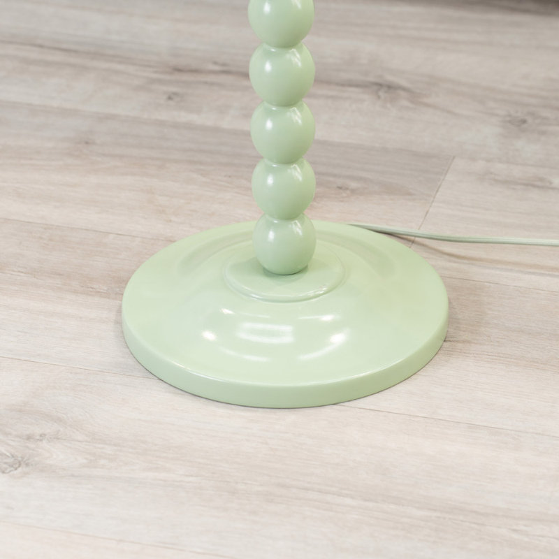 Bobbles 149 H cm Traditional Floor Lamp, Yes, Sage Green