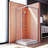 34"D x 34"W x 72"H Framed Square Shower Enclosure with 1/4"Tempered Glass Corner Shower Enclosure-101989217