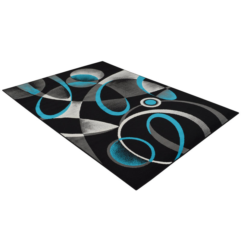 Cleopatre Geometric Indoor Rug, Rectangle 5'2" x 7'