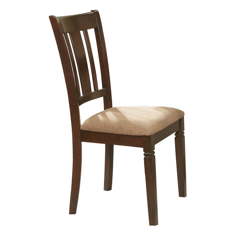 Transitional Style Dining Chair 2Pc Set Wooden Frame