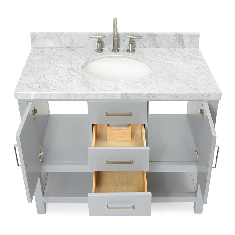 Bayhill 43'' W Single Vanity, Gray