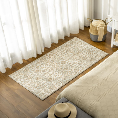 Floral 80cm X 150cm Area Rug