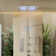 LED Thermostatic Shower Faucet Dual Showerheads with Bluetooth Music
