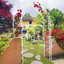 Arche de jardin polyvalente en métal pour diverses occasions et support pour plantes