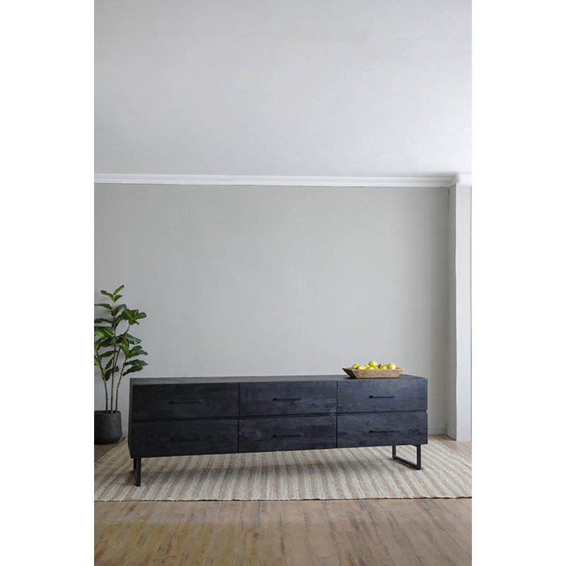 Armoire 86,5 x 20 x 30,5 po, noir