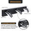 Lequan Fixtures Black Modern 3-Lights Vanity Light Over Mirror Led Dimmable 350°