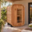 Sauna extérieur Duo - 2 personnes avec radiateur 8kw Harvia Kip