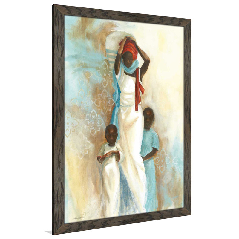 « power of love ii », reproduction de peinture à l’huile encadrée, H 51,5 po x l 35,5 po x P 0,75 po