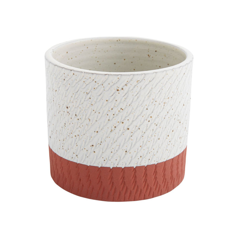 Helmtrude Handmade Ceramic Pot Planter, 4.5" H x 5" W x 5" D