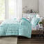 Literie double / grand à la mode avec motif de décoration métallique argenté-126359245-126359251