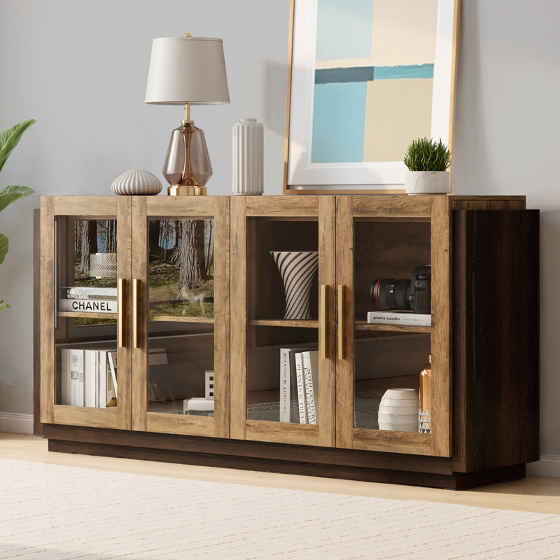 Buffet Ainez 64, Brun / bois de grange