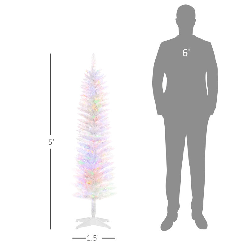 Arbres de Noël compacts en acier blanc, style moderne pour une fête de famille