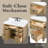  Oakford 42 Inch Bathroom Vanity with Sink, Firwood Oak – 100% Premium Solid Wood Vanity Cabinet – 1.5" Thick Quartz Countertop – Water-Resistant Finish – Fully Assembled-290144593-290144599