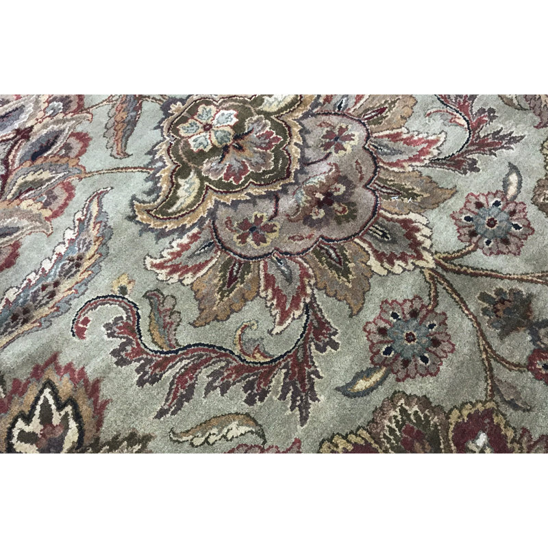 Wool Oriental Area Rug, Rectangle 6'1" x 9'1"