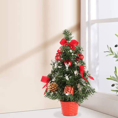 Christmas Decorations 17.72/23.62 Inch Lighted Mini Christmas Tree