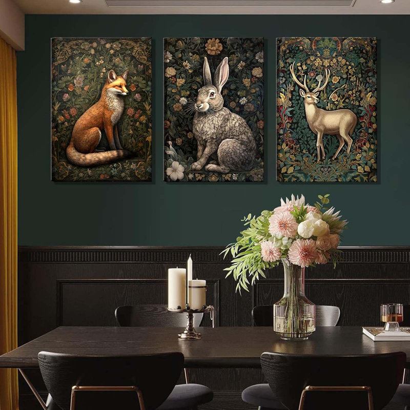 3 Piece Wrapped Canvas Print, 40 cm H x 30 cm W