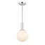 Luminaire en chrome 1 lumière Meridian-1368676227