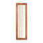 Armoire-penderie pour armoire à bijoux en bois massif avec miroir pleine longueur, 47,5 x 14,3 po, verrouillable au mur avec lumière DEL-98943472