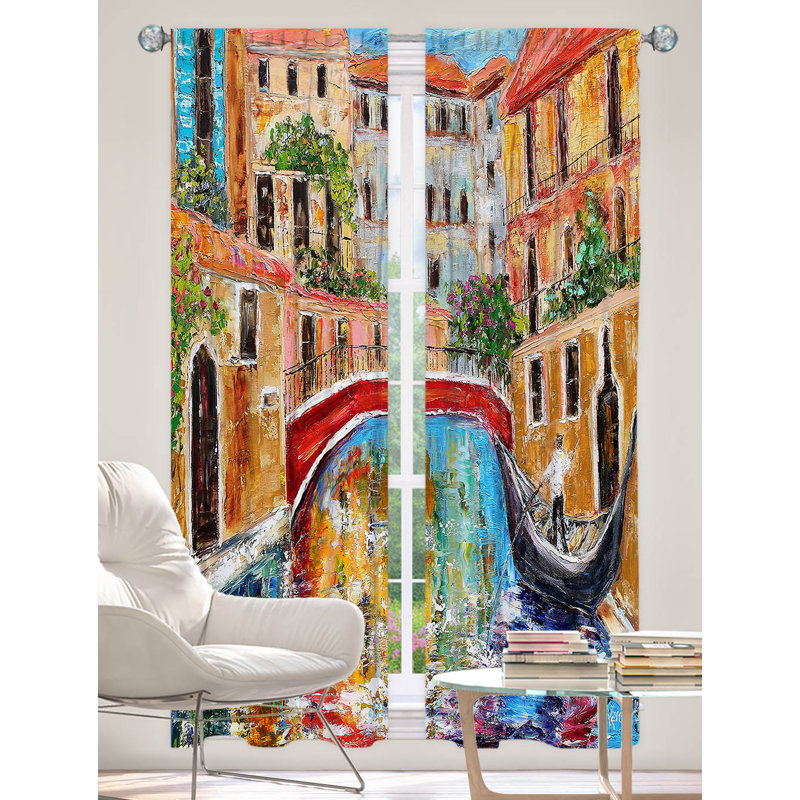 Room Darkening Curtain Pair, 20" W x 61" L