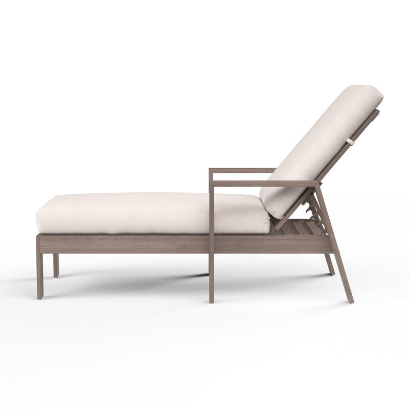 Laguna Outdoor Chaise Lounge, Canvas Natural Sunbrella®