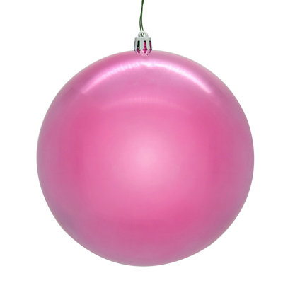 Perle rose transparente perlée UV. Comprend 4 décorations par boîte.