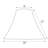 12'' H Jacquard Textured Fabric Bell Lamp Shade