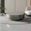 Modern simple round rock plate coffee table-108202652