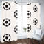 2 pièces rideaux de motif de ballon de soccer, rideaux occultant blanc moderne pour fenêtre de salon, traitement de poche de tringle de cuisine, cadeaux de décoration intérieure-723558958