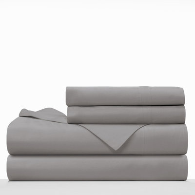 Farm to Home Dreamy Organic Cotton Sheet Set, Cool 300TC Sateen