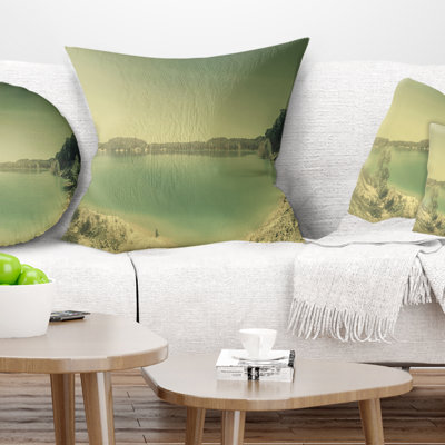 Coussin de mer en seascape avec coussins de montagne