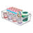 iDesign Plastic Wide Fridge Bin Tray with Front Handle - Clear