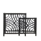 Swirl Glass Nesting End Table
